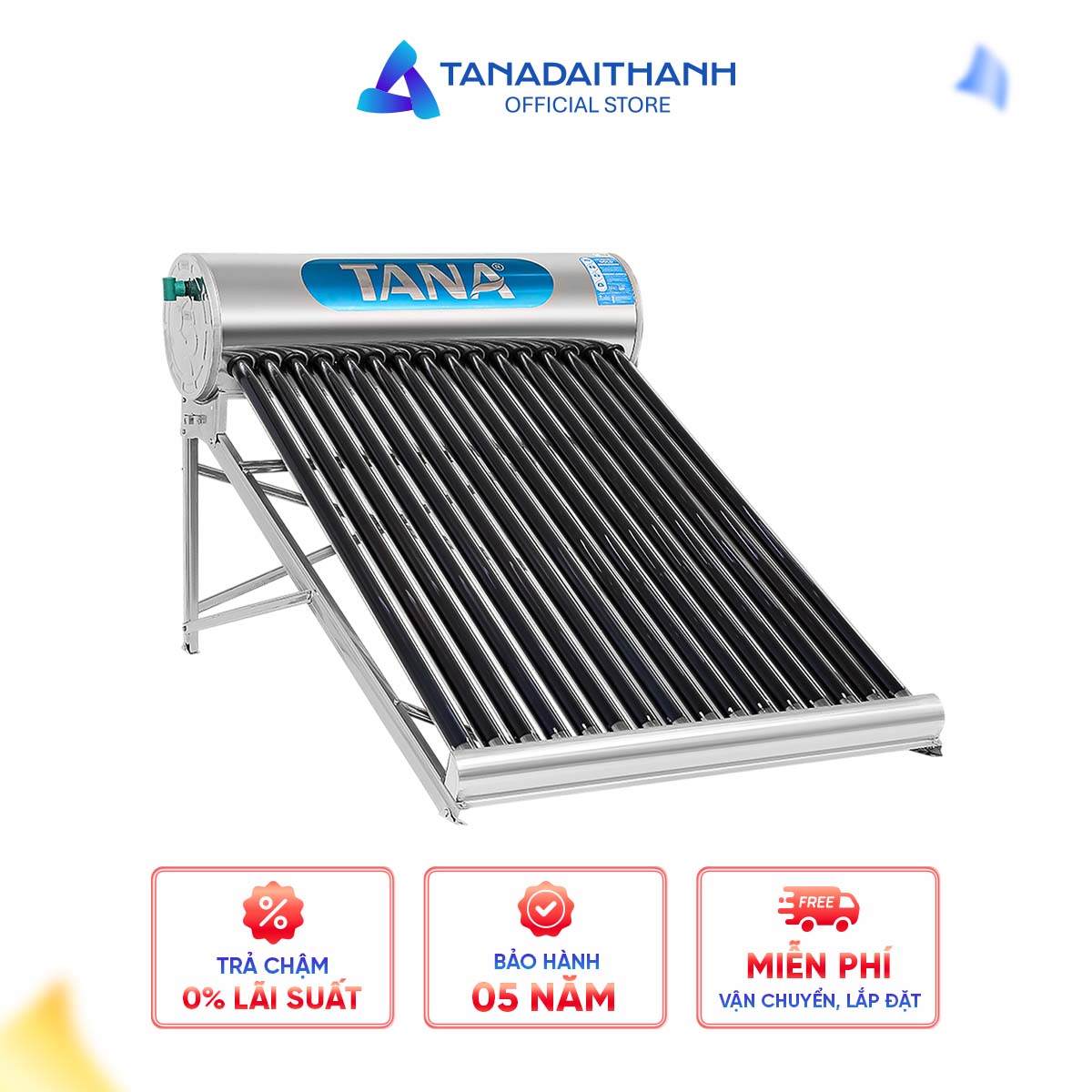 Máy nước nóng Năng lượng mặt trời TA-GO 140L